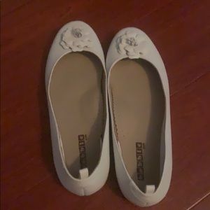White ballerina slippers